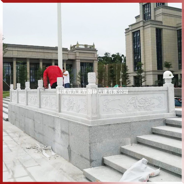 石雕欄桿梅蘭竹菊?qǐng)D片