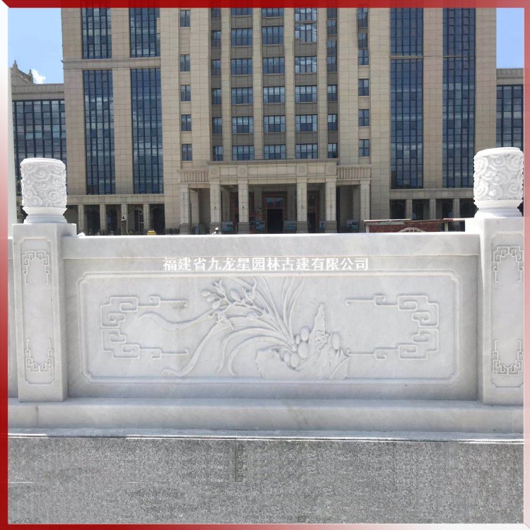 石雕欄桿梅蘭竹菊?qǐng)D片