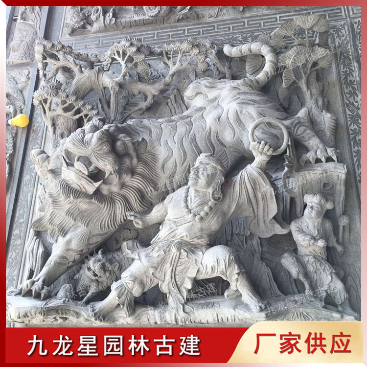 伏虎羅漢浮雕圖片